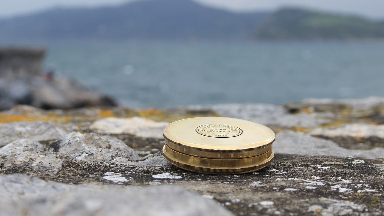 compass, metal, antique, nature, ocean, cardinal point